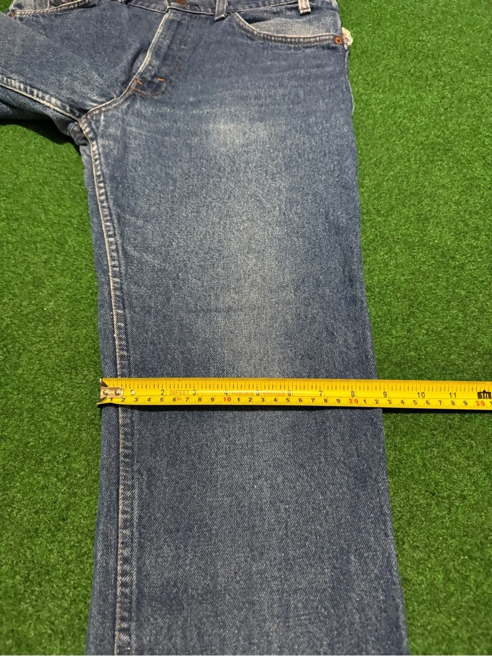 Vintage 70s Levi’s Jeans, Denim Pants Made in USA Orange Tab SF207 (34x30)